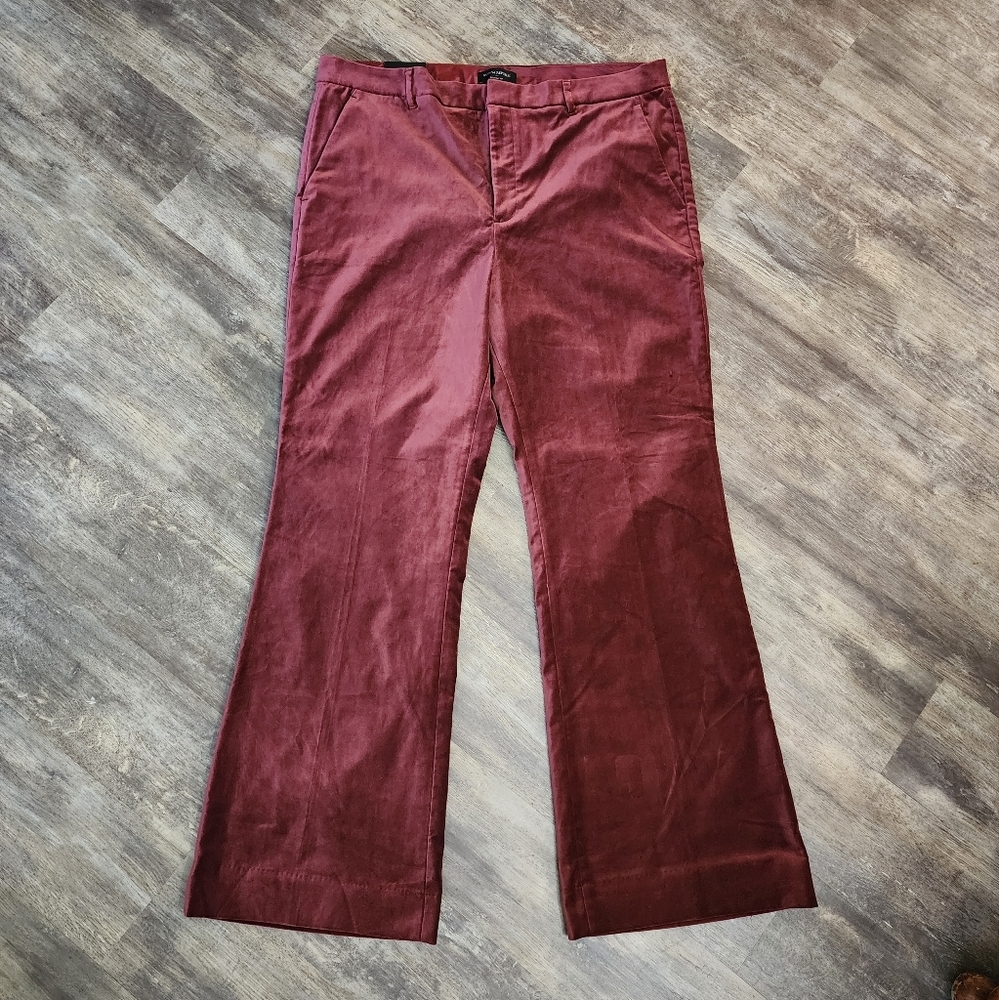 Banana Republic Burgundy Boot Cut Pants